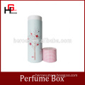 Trade Assurance Custom Round Cylindrical Perfume Paper Box Packaging With Flower